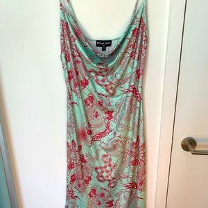 New Girl Order Dress Floral Dragon Print